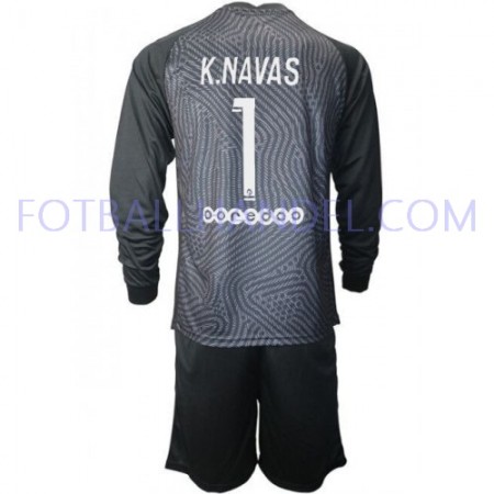 Barn Fotballdrakter Keeper Paris Saint-Germain Keylor Navas 1 Borte 2020-21 Langermet